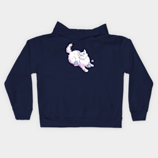 Cat with Balls Kids Hoodie